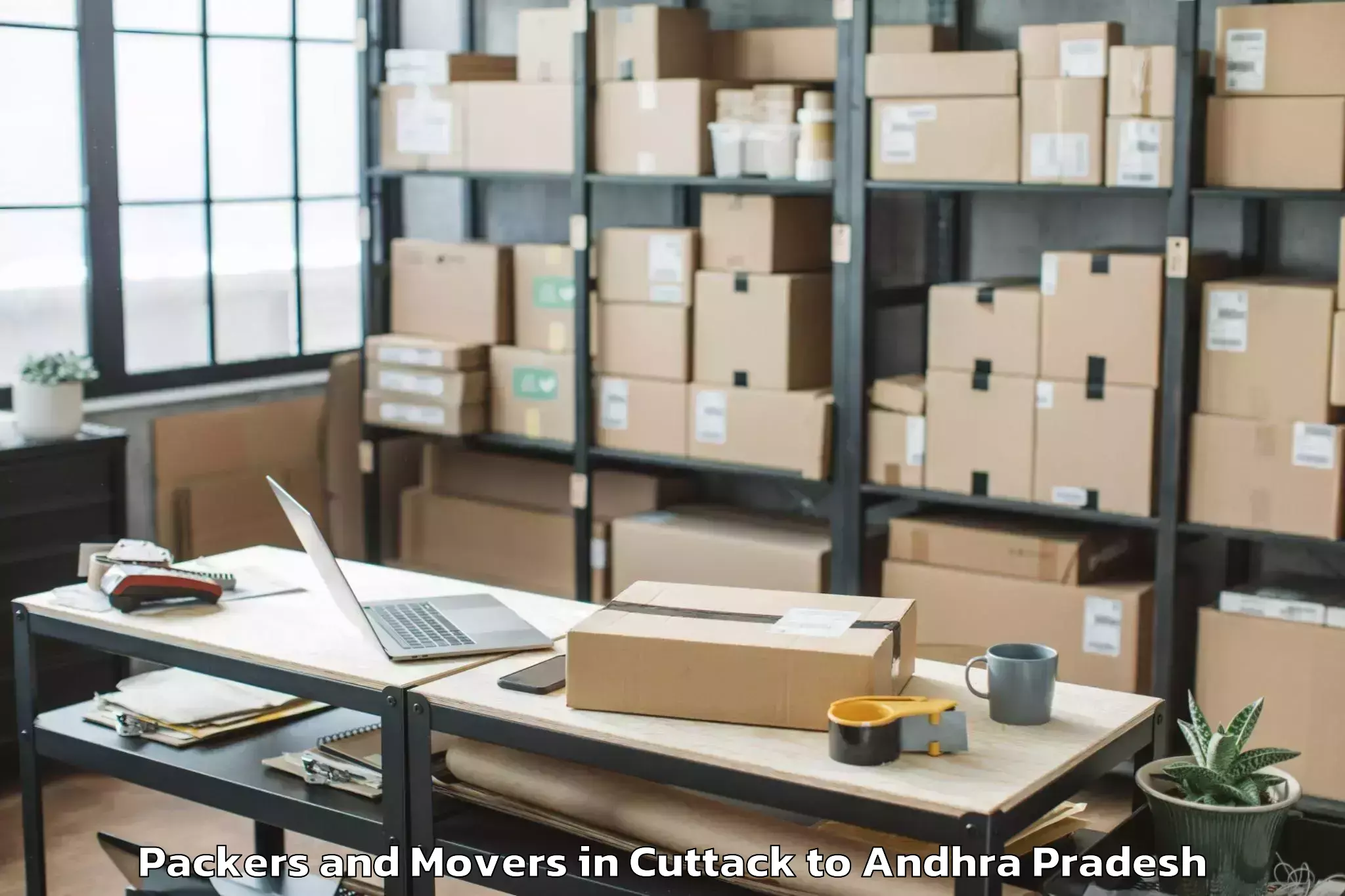 Cuttack to Koyyuru Packers And Movers